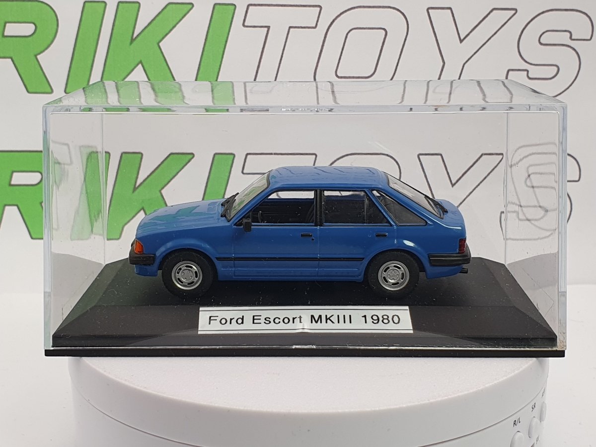Ford Escort MK3 Edicola 1/43 Blu 1980 - RikiToys - Edicola#