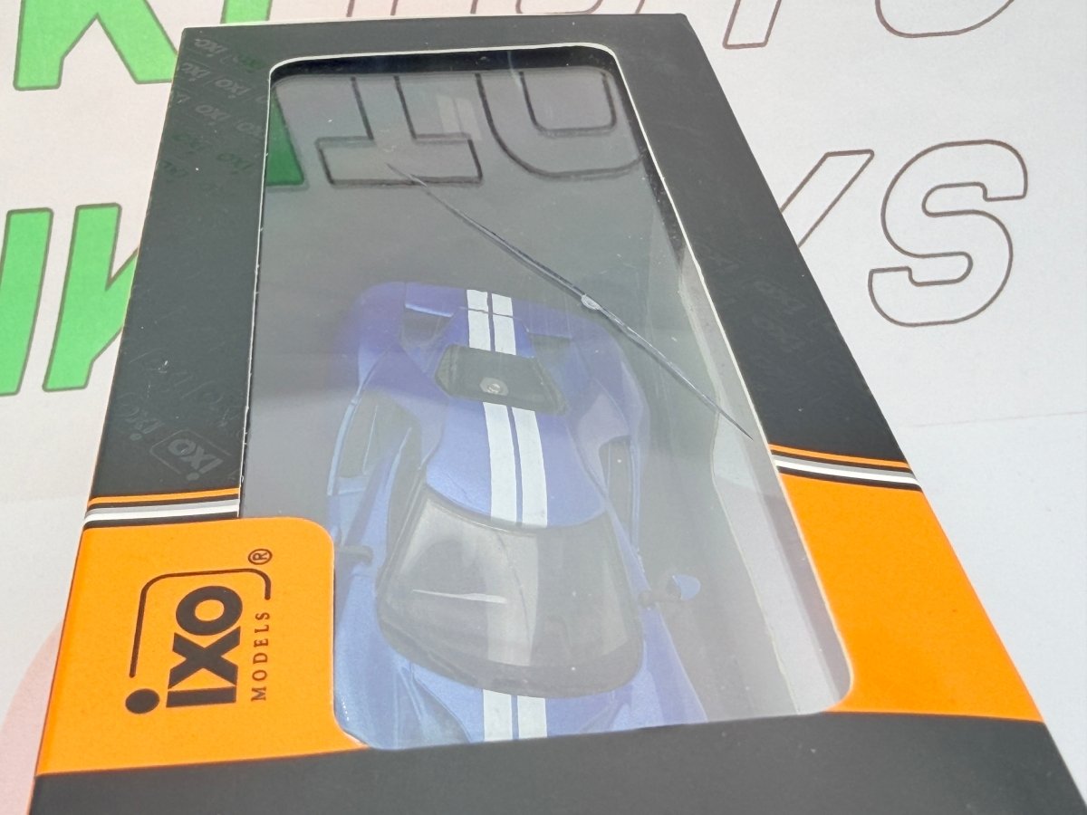 Ford GT 40 IXO 1/36 Blu metallizzato 2017 - RikiToys - IXO