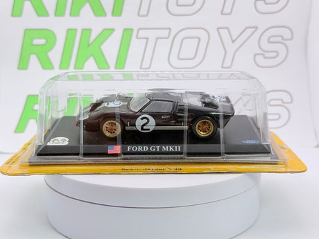 Ford GT 40 MK 2 Edicola 1/43 Nero - RikiToys - Edicola