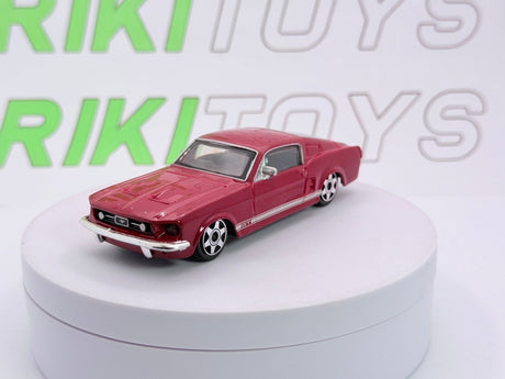 Ford Mustang Fastback Burago 1/43 Rosso scuro - RikiToys - Burago