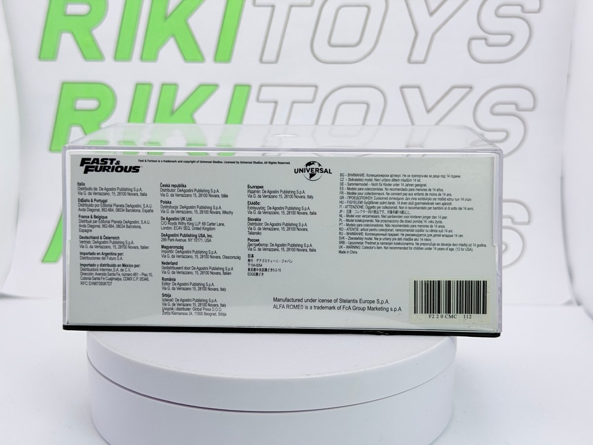 Ford Mustang Fastback Edicola 1/43 Bianco - RikiToys - Edicola#