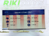 Ford Shelby GT 500 Edicola 1/43 Blu 1967 - RikiToys - Edicola