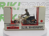 Harley Davidson Electra Glide Britains 1/32 Bianco 1965 - RikiToys - Britains