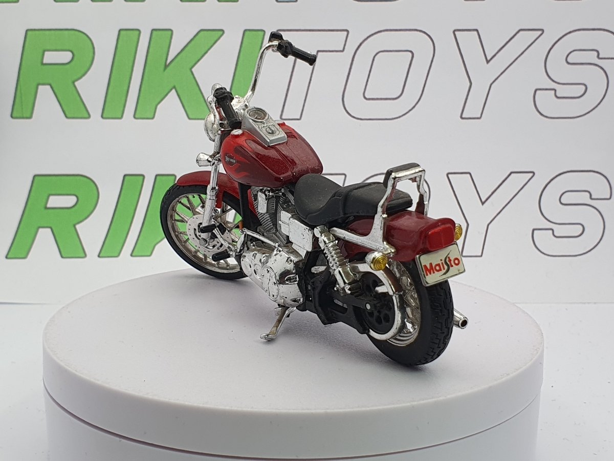 Harley Davidson FX DWG Dynaglide Maisto 1/18 Rosso - RikiToys - Maisto