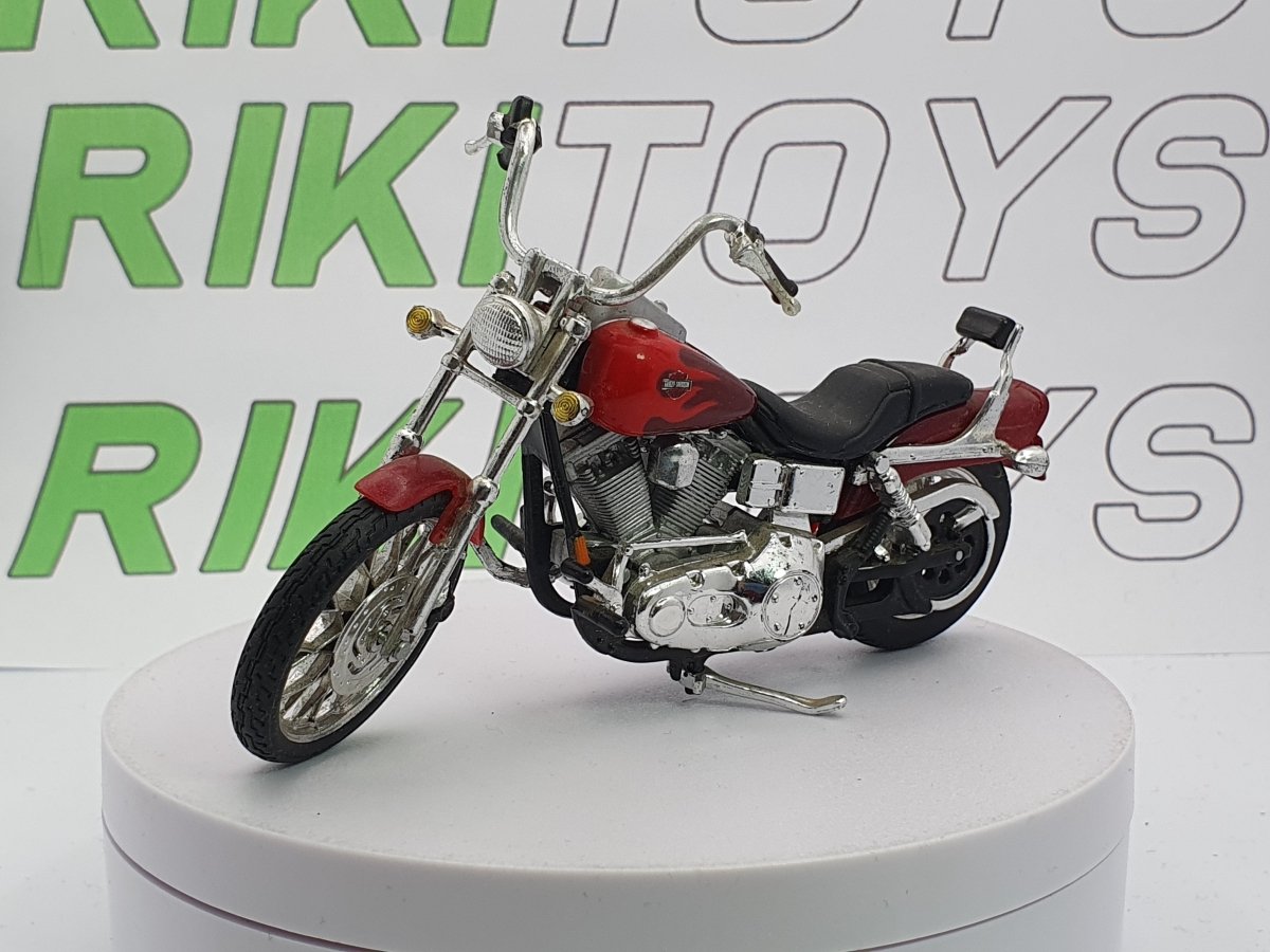 Harley Davidson FX DWG Dynaglide Maisto 1/18 Rosso - RikiToys - Maisto