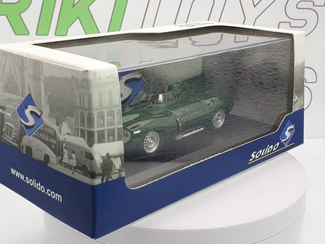 Jaguar D Type Solido 1/43 Verde 1952 - RikiToys - Solido#