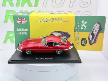 Jaguar E Coupè Edicola 1/43 Rosso - RikiToys - Edicola
