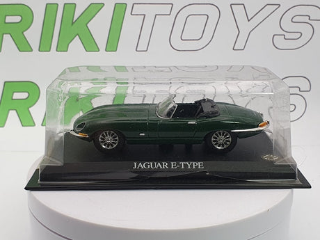 Jaguar E Type Del Prado 1/43 Verde 1961 - RikiToys - Del Prado