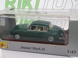 Jaguar MK2 Maisto 1/43 Verde 1959 - RikiToys - Maisto