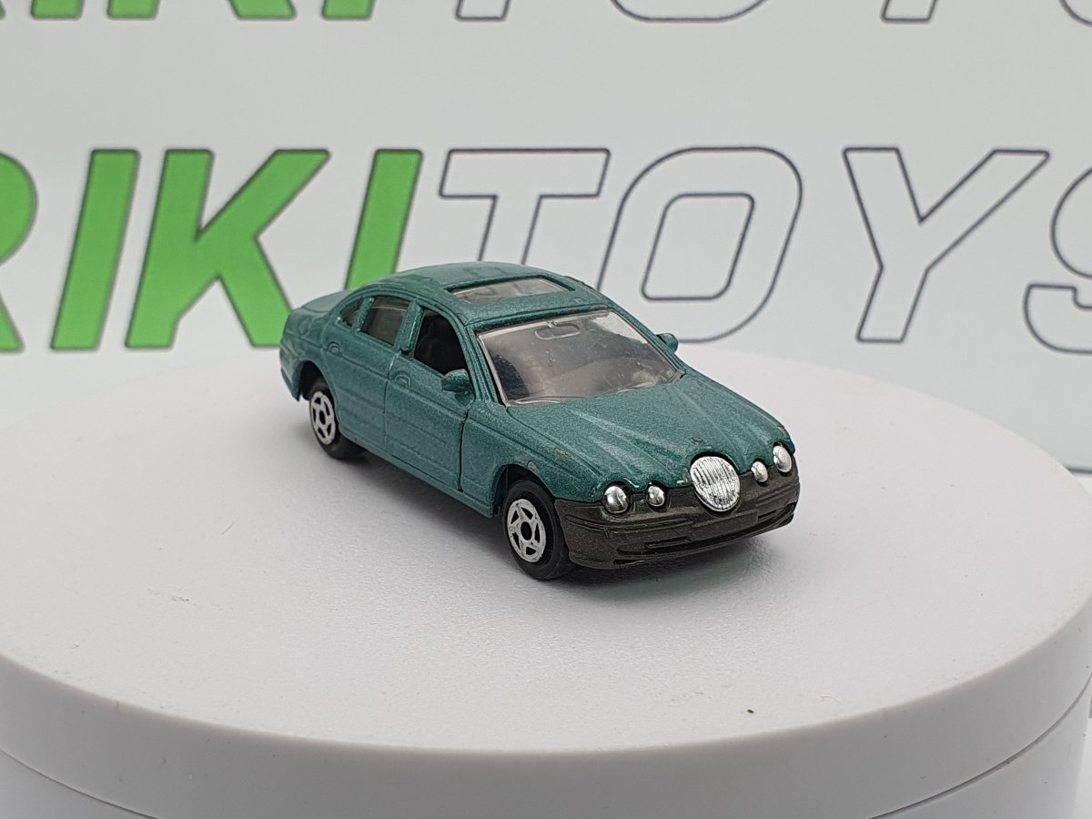 Jaguar S - Type Majorette 1/60 Verde - RikiToys - Majorette#