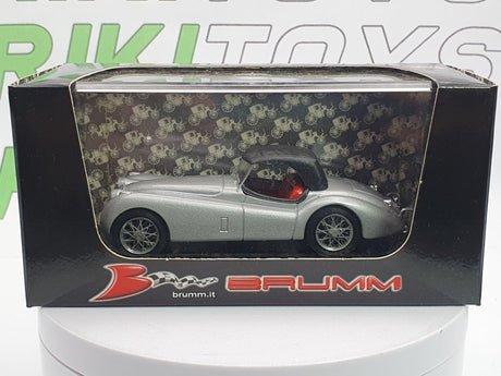 Jaguar XK 120 Spider Brumm 1/43 Argento 1948 - RikiToys - Brumm