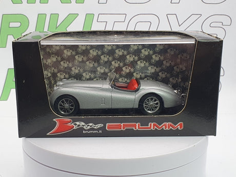 Jaguar XK 120 Spider Brumm 1/43 Argento 1948 - RikiToys - Brumm
