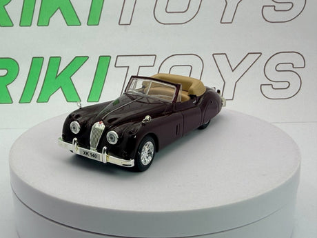 Jaguar XK 140 Cabrio Edicola 1/43 Marrone - RikiToys - Edicola