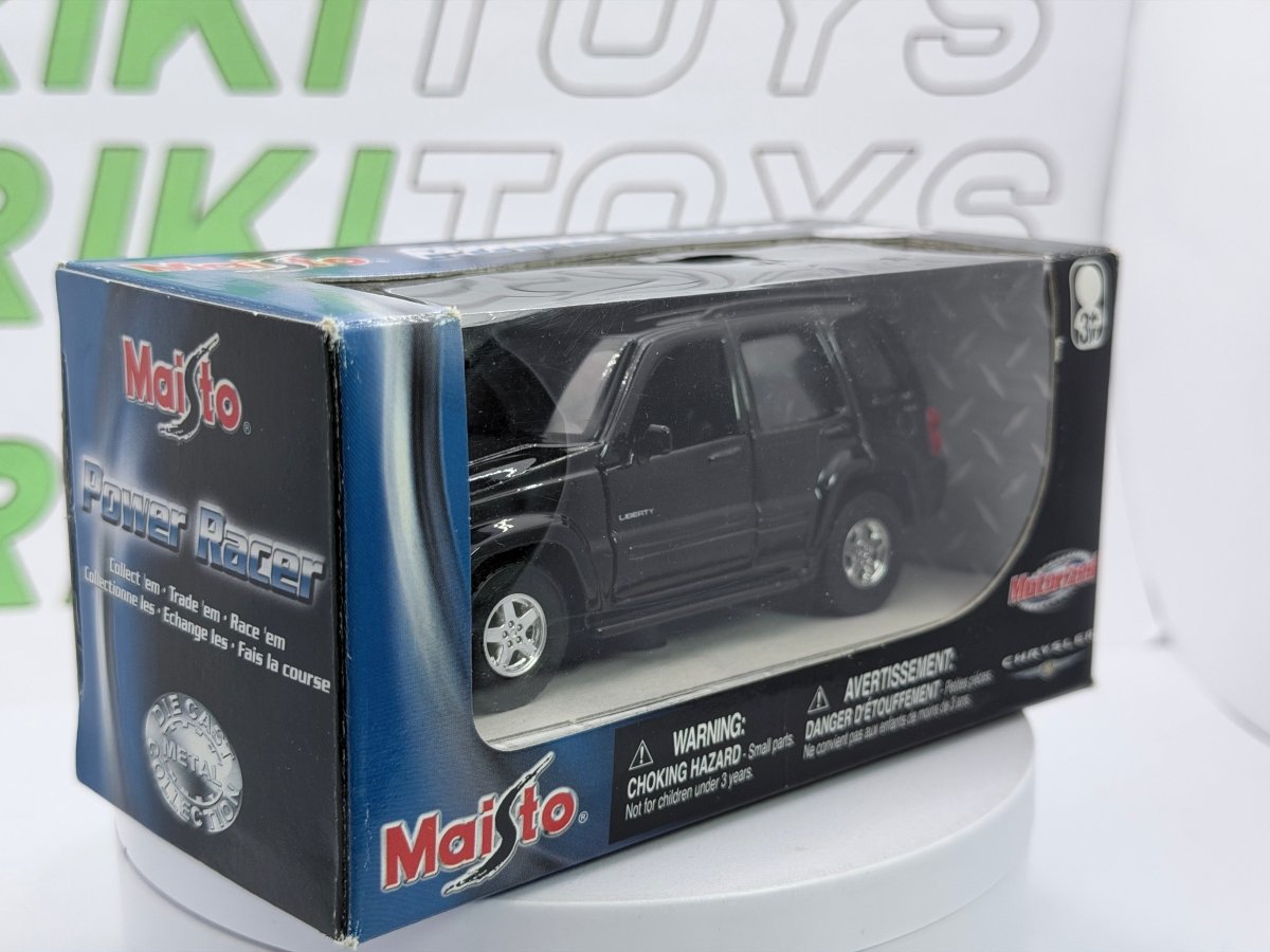 Jeep Cherokee Maisto 1/38 Nero - RikiToys - Maisto