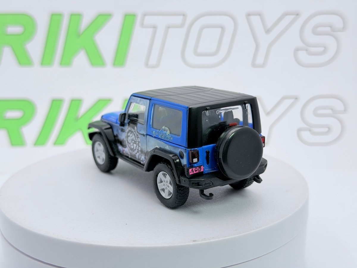 Jeep Wrangler GreenLight 1/43 Blu 2012 - RikiToys - GreenLight