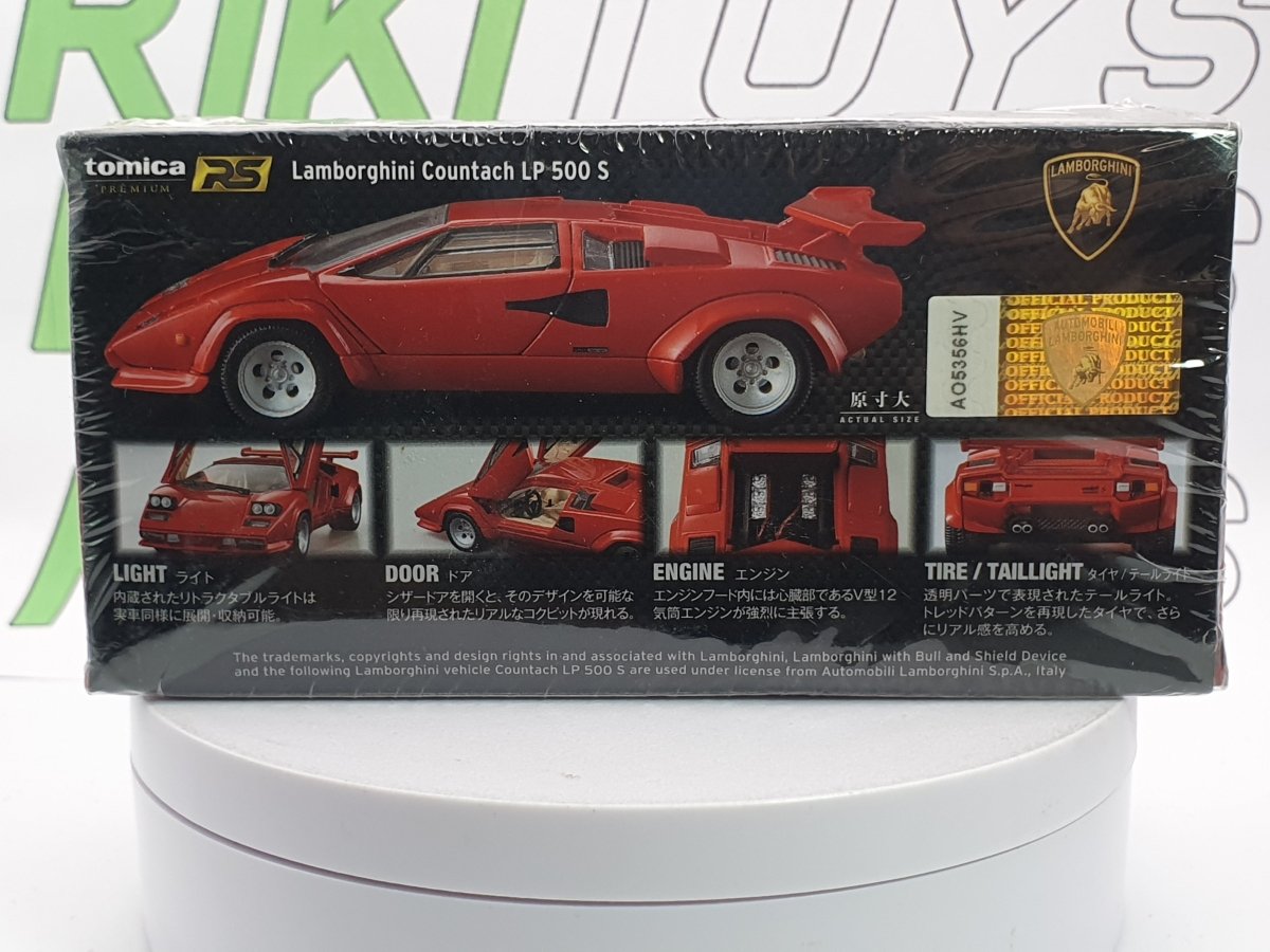 Lamborghini Countach LP 500 Tomica 1/43 Rosso 1982 - RikiToys - Tomica