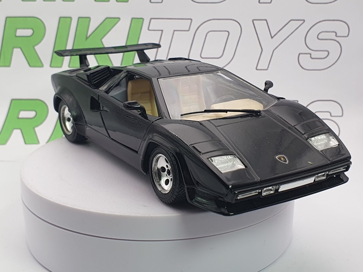 Lamborghini Countach LP Burago 1/24 Nero 1982 - RikiToys - Burago