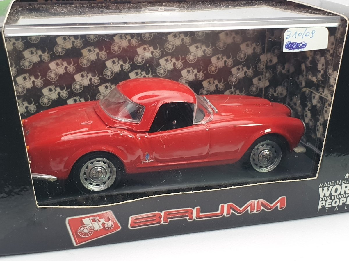 Lancia Aurelia B 24 Brumm 1/43 Rosso 1955 - RikiToys - Brumm