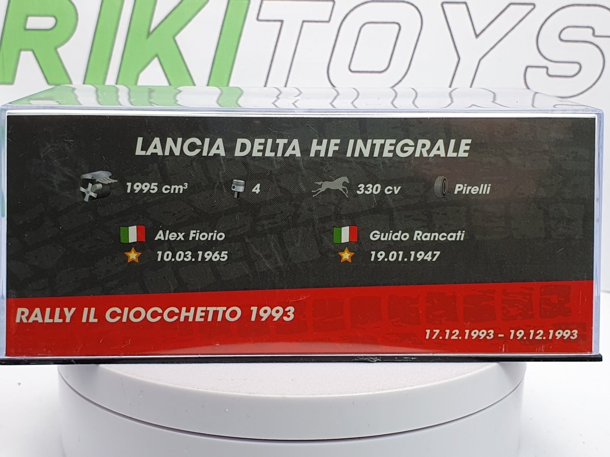 Lancia Delta HF Integrale Edicola 1/43 Bianco 1993 - RikiToys - Edicola#