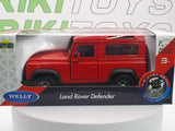 Land Rover Defender Welly 1/40 Rosso - RikiToys - Welly