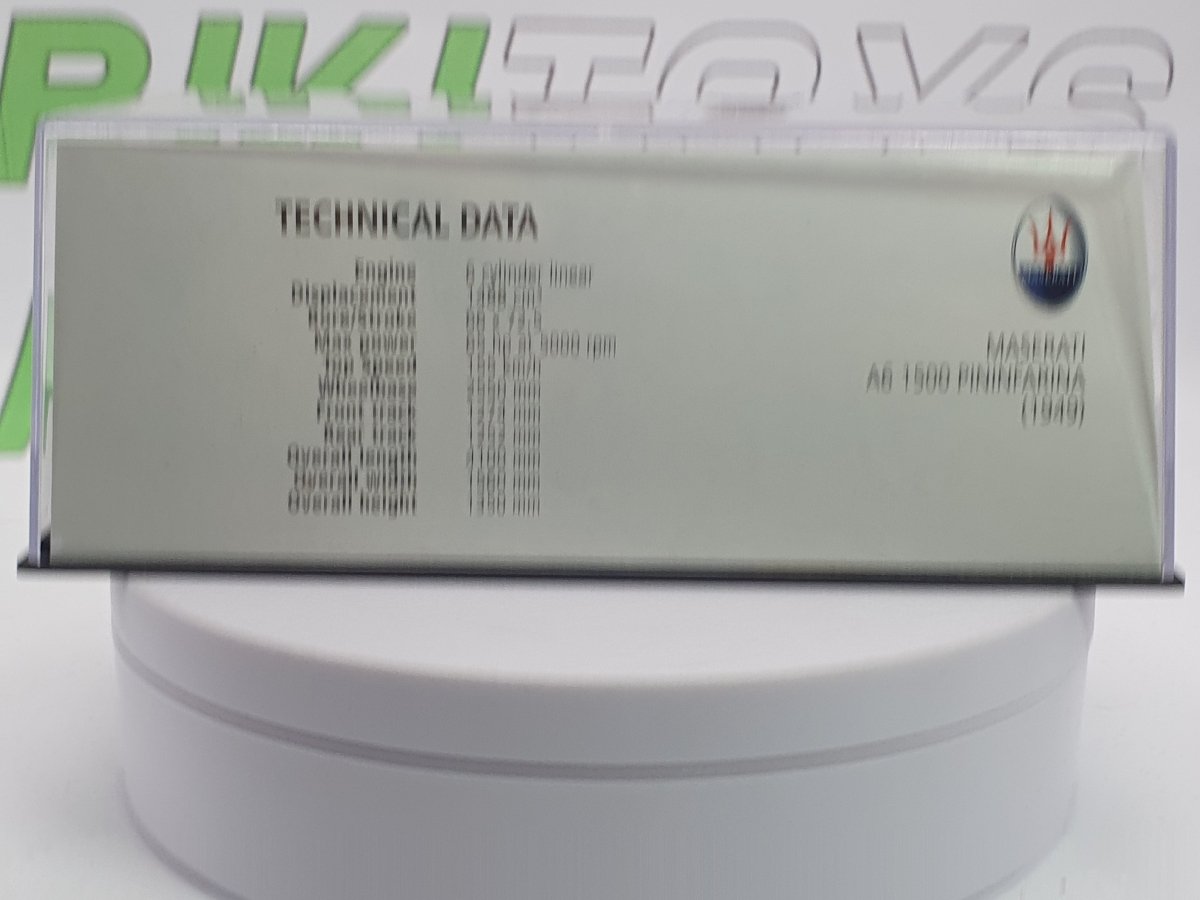 Maserati A6 1500 Pininfarina Leo Models 1/43 Rosso 1949 - RikiToys - Leo Models