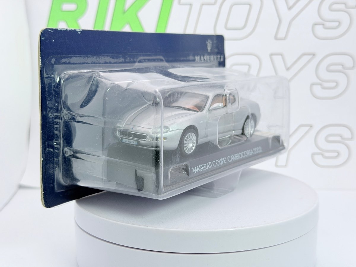 Maserati Coupé Cambiocorsa Edicola 1/43 Argento 2002 - RikiToys - Edicola#