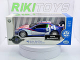 Maserati GT MC GT4 Silver Wheel 1/32 Blu - RikiToys - Silver Wheel