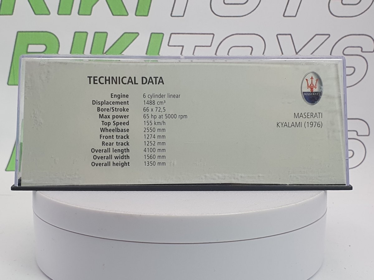 Maserati Kyalami Leo Models 1/43 Azzurro met. 1976 - RikiToys - Leo Models