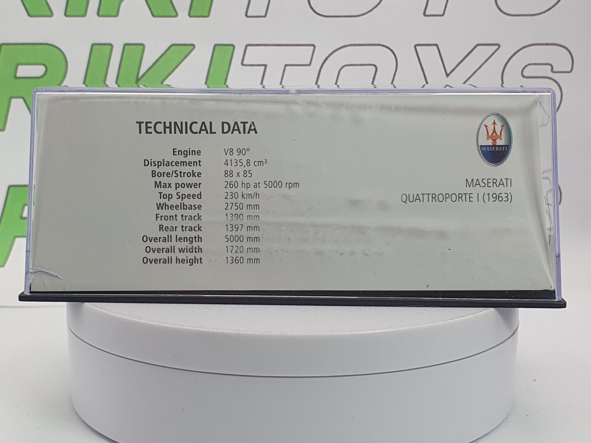 Maserati Quattro Porte 1 Leo Models 1/43 Blu scuro 1963 - RikiToys - Leo Models