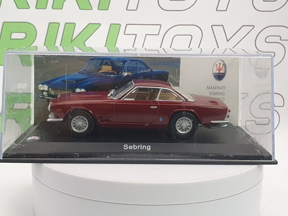 Maserati Sebring Leo Models 1/43 Bordeaux 1962 - RikiToys - Leo Models