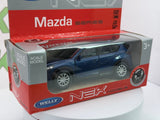 Mazda CX 5 Welly 1/38 Blu metallizzato - RikiToys - Welly