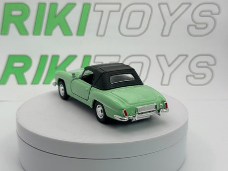 Mercedes Benz 190 SL Welly 1/38 Verde 1955 - RikiToys - Welly