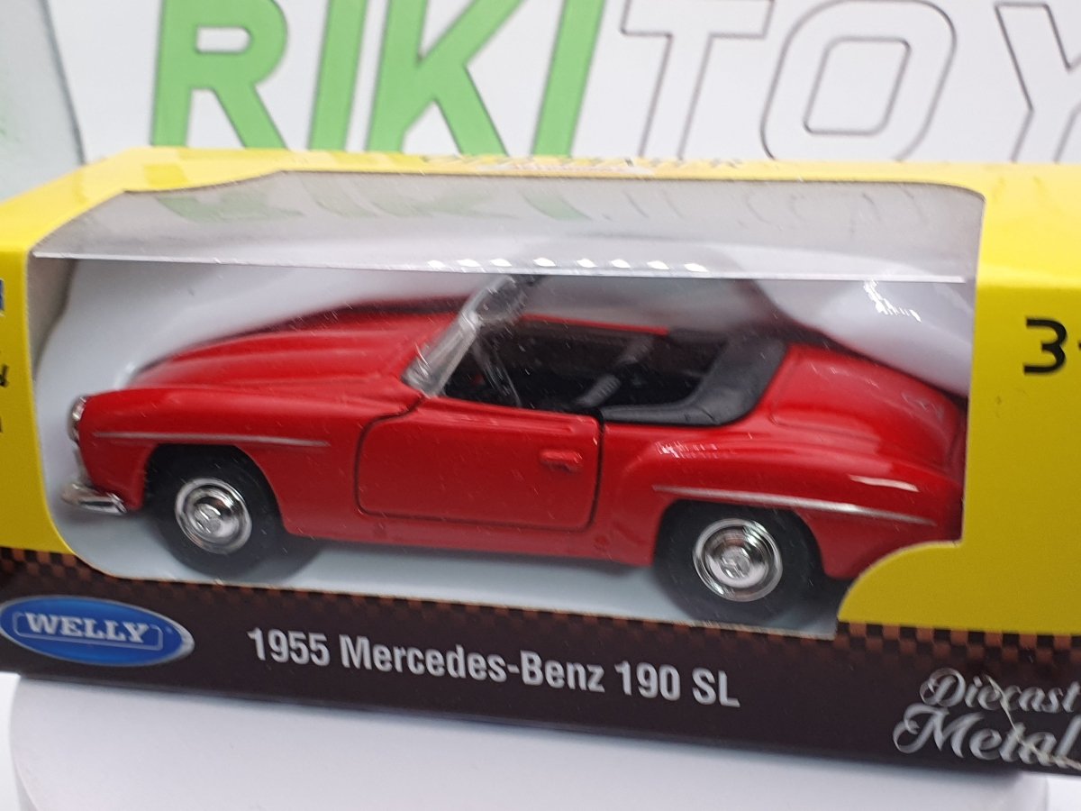 Mercedes Benz 190 SL Welly 1/40 Rosso 1955 - RikiToys - Welly