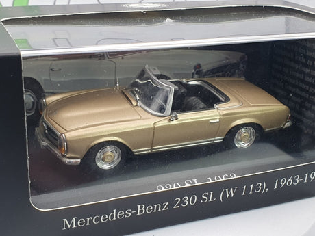 Mercedes Benz 230 SLW 113 Premium 1/43 Oro 1963 - RikiToys - Premium