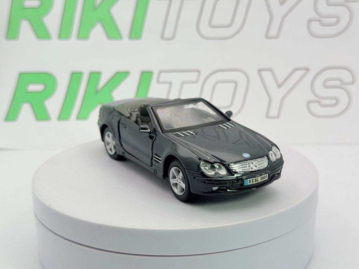 Mercedes Benz 500 SL Maisto 1/38 Nero metallizzato 2005 - RikiToys - Maisto