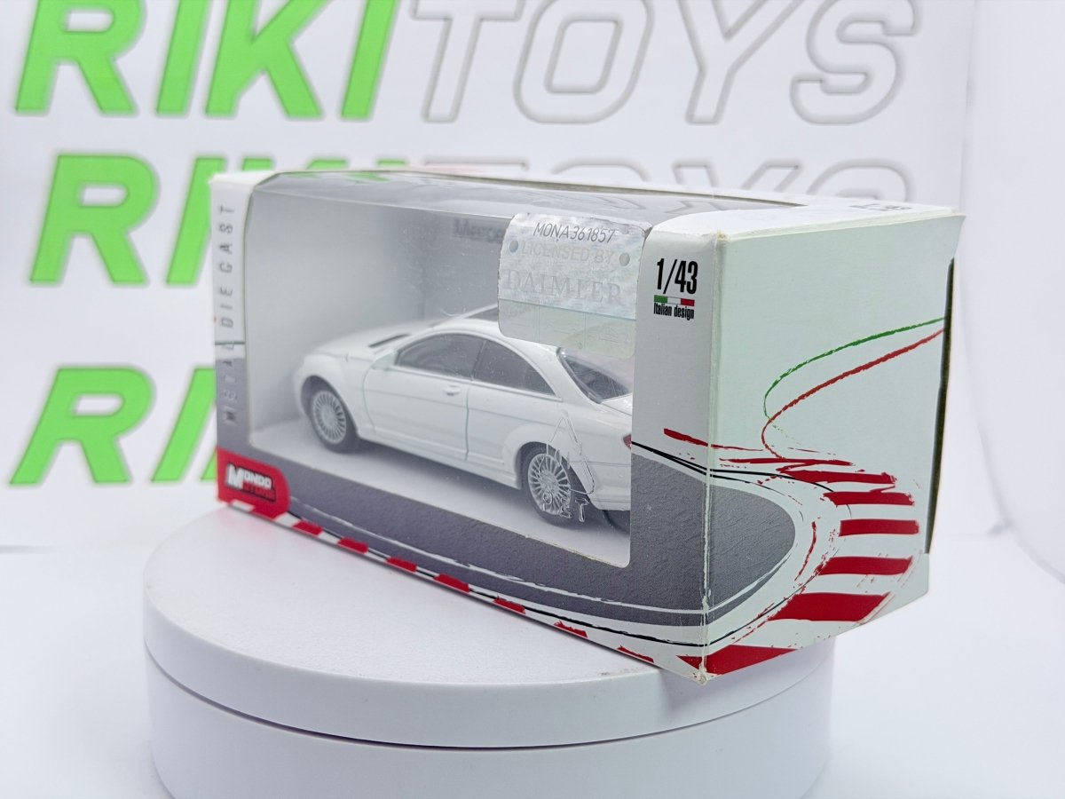 Mercedes Benz CL Coupé Mondo Motors 1/43 Bianco - RikiToys - Mondo Motors