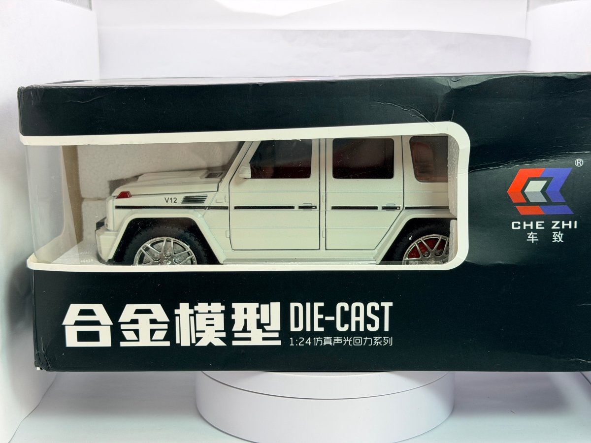 Mercedes Benz G63 AMG V12 Che Zhi 1/24 Bianco - RikiToys - Che Zhi