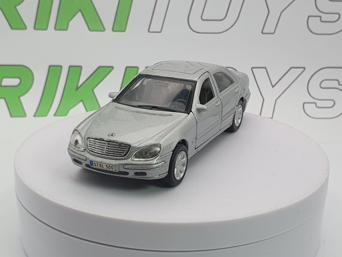 Mercedes Benz S Klass Welly 1/43 Argento - RikiToys - Welly