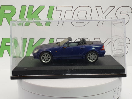 Mercedes Benz SLK 200 1a serie Edicola 1/43 Blu 1997 - RikiToys - Edicola#