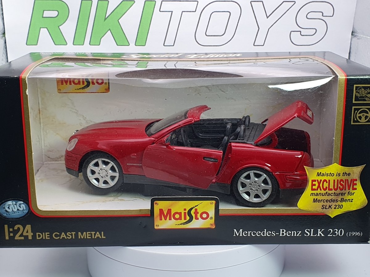 Mercedes Benz SLK 230 Maisto 1/24 Rosso - RikiToys - Maisto#