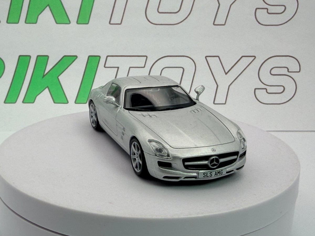 Mercedes Benz SLS AMG Edicola 1/43 Argento - RikiToys - Edicola