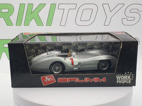 Mercedes Benz W 196 C Brumm 1/43 Argento 1954 - RikiToys - Brumm