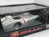 Mercedes Benz W 196 C Brumm 1/43 Argento 1954 - RikiToys - Brumm