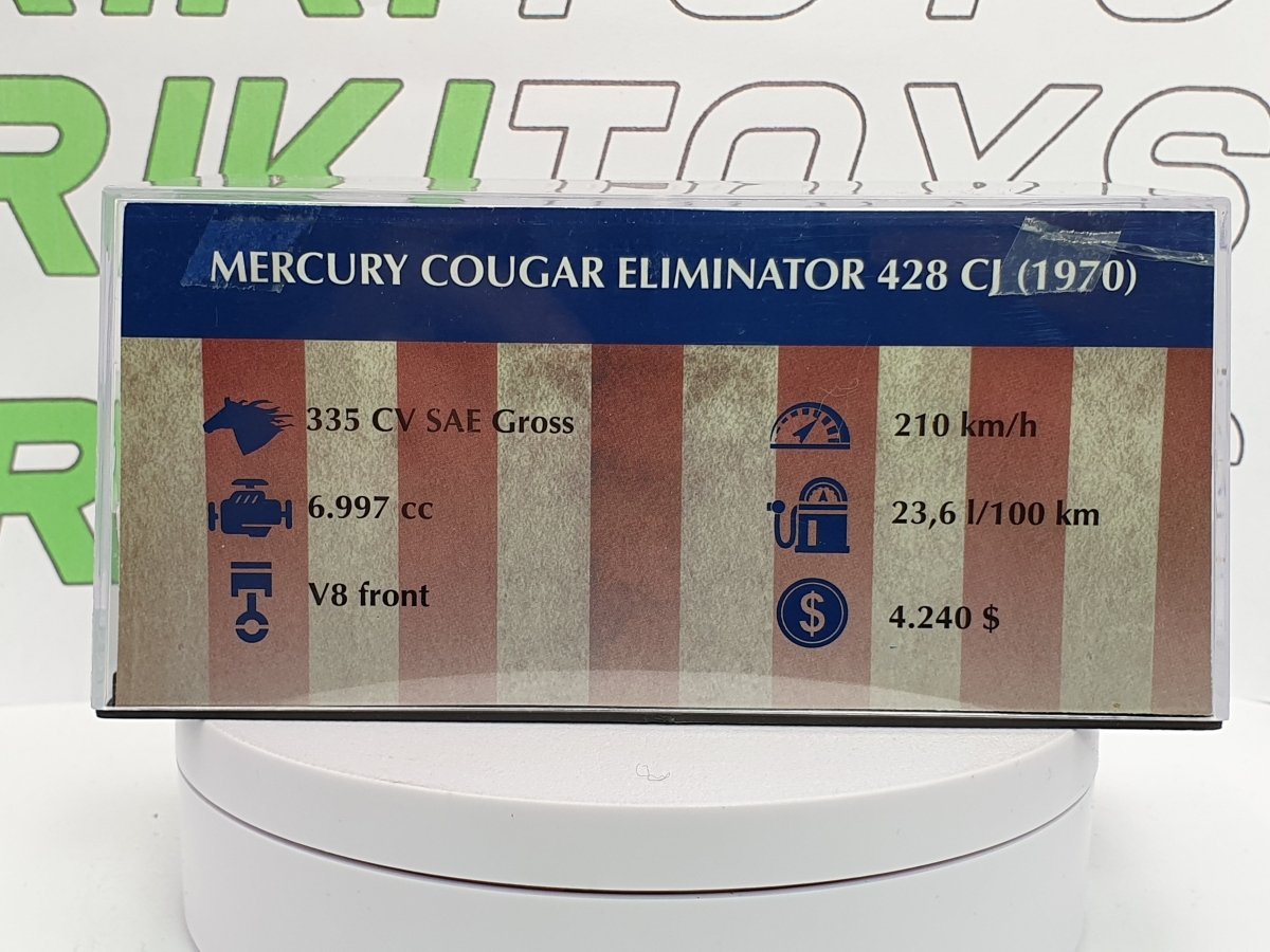 Mercury Cougar 428 GT 1970 Edicola 1/43 - RikiToys - Edicola#