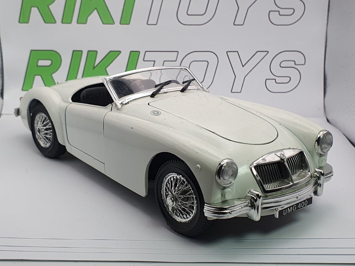 MG A Cabrio Polistil 1/18 Bianco - RikiToys - Polistil#