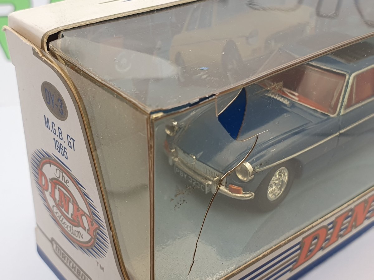 MG B GT Dinky 1/43 Blu 1965 - RikiToys - Dinky