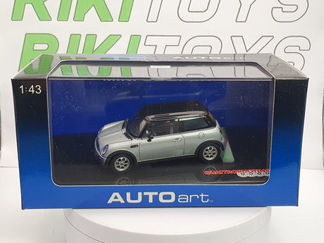Mini Cooper Auto Art 1/43 Argento - RikiToys - Auto Art#