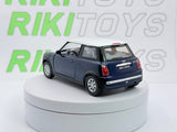 Mini Cooper Kinsmart 1/28 Blu metallizzato - RikiToys - Kinsmart