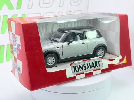 Mini Cooper Kinsmart 1/35 Argento - RikiToys - Kinsmart