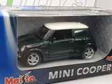 Mini Cooper Maisto 1/40 Verde - RikiToys - Maisto